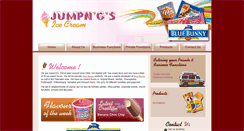 Desktop Screenshot of jumpingsicecream.com